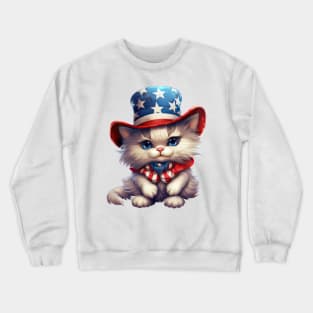 Patriot Farm Cat Crewneck Sweatshirt